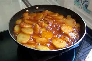 Frites à l'ail