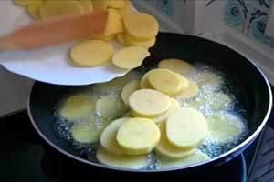 Frites à l'ail