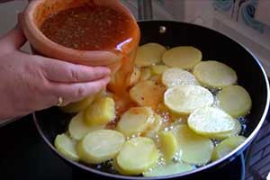Frites à l'ail
