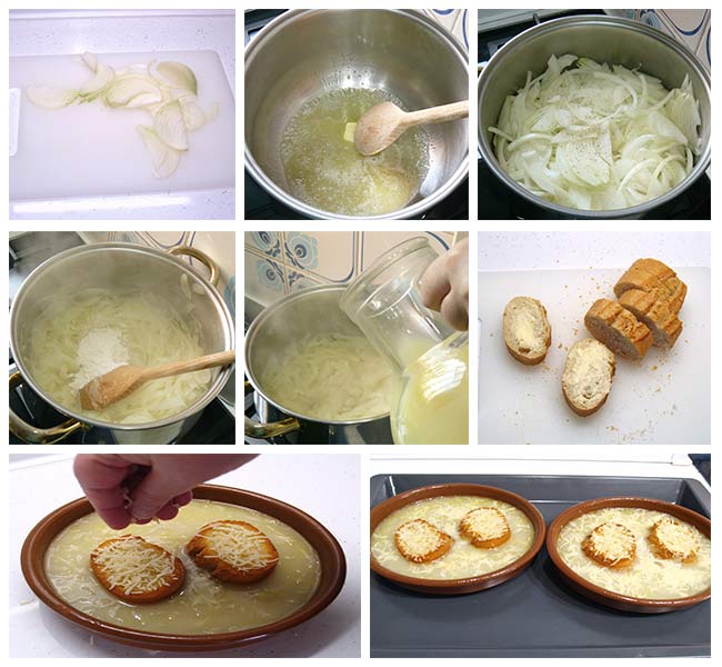 PAS À PAS soupe à l'oignon traditionnelle