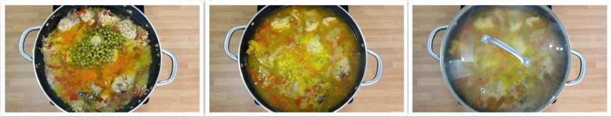 PRÉPARATION FINALE Riz au poulet. Recette facile et rapide