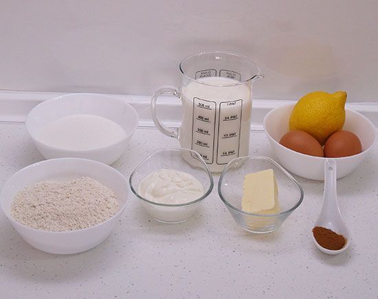 INGRÉDIENTS Gâteau yaourt-cannelle