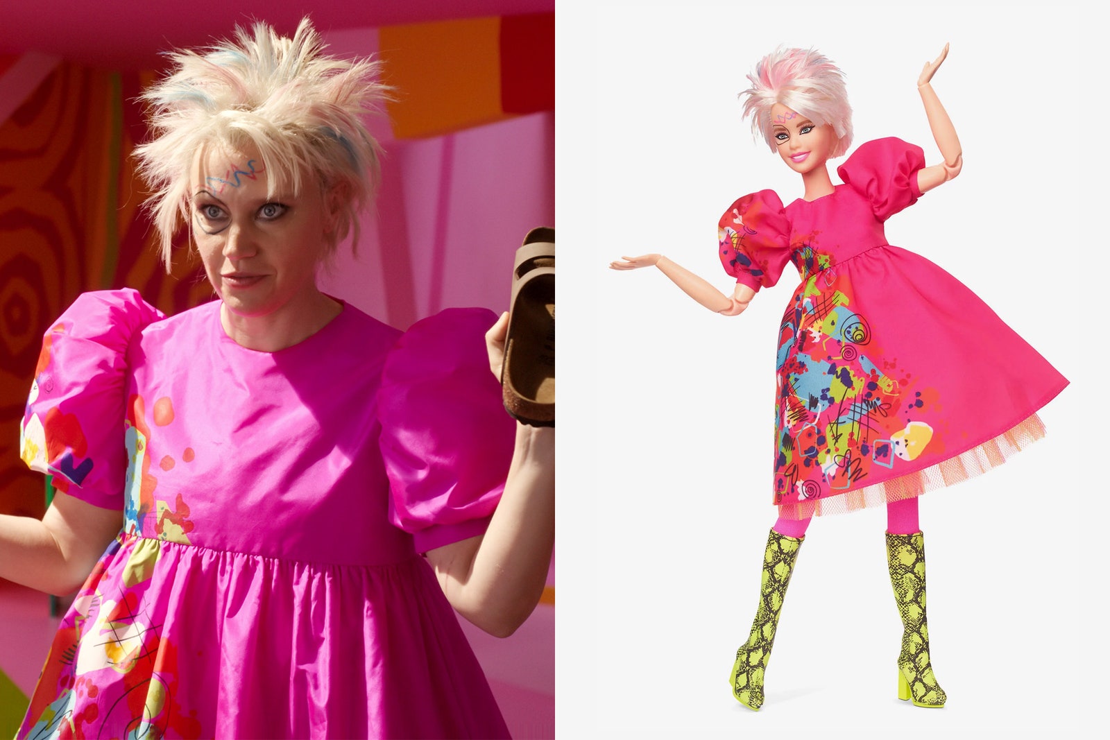 Mattel lance une nouvelle gamme de poupes Barbie inspire des looks du film