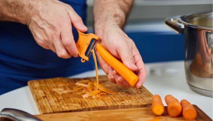 nutriments pour la peau de carotte