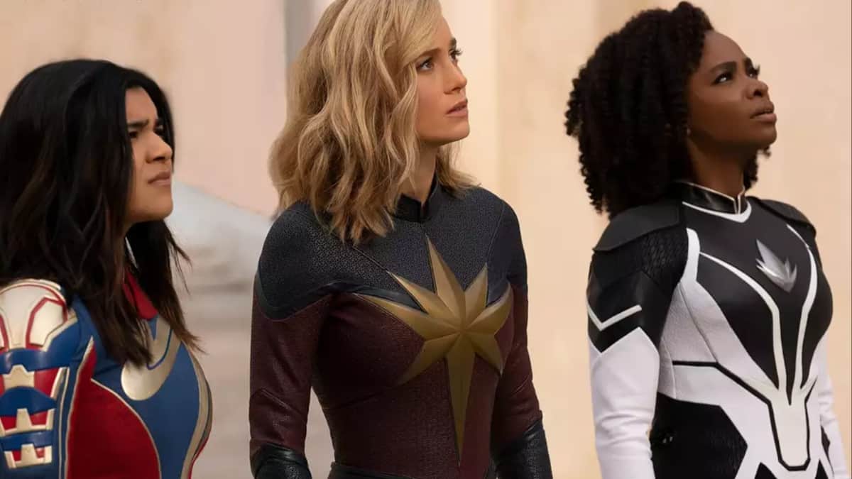The Marvels Iman Vellani Brie Larson Teyonah Parris
