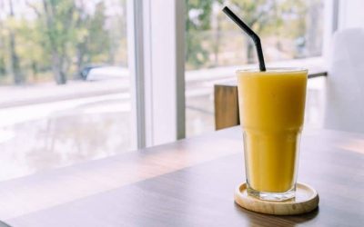 Découvrez le délicieux, nutritif et sain Batido de café et de mangue ! Un mélange irrésistible à savourer !