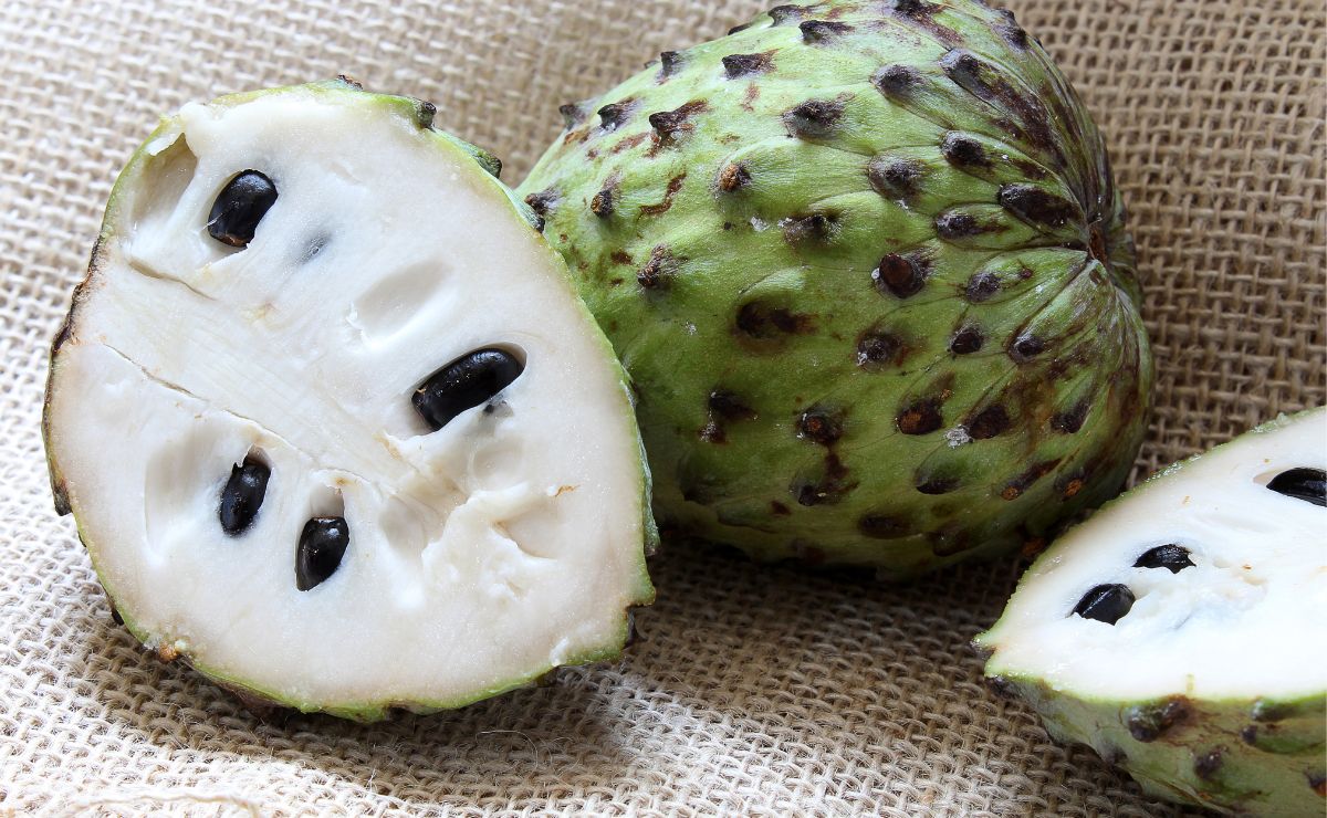 guanabana fruta densidad osea