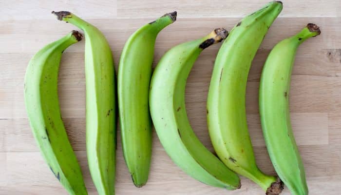 petit déjeuner à la banane verte