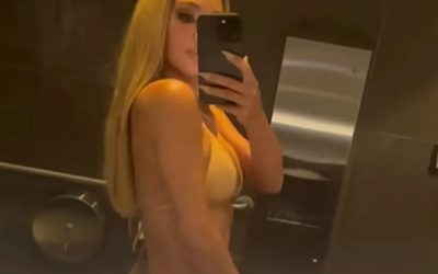 Kim Kardashian est de retour dans son ère blonde – mais cette fois avec une incroyable “Buss Down” de 28 pouces !