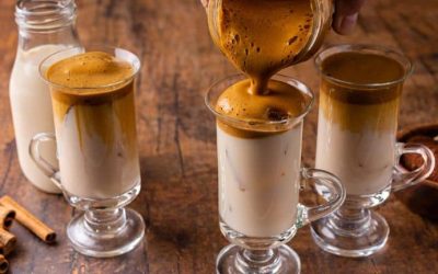 Le meilleur des rafraîchissements : le milkshake vanille et café bien frais