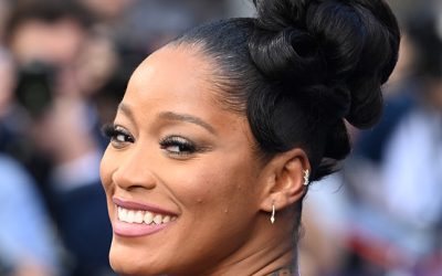 Les incroyables mèches bleues électriques de Keke Palmer : un look qui ne laisse personne indifférent !