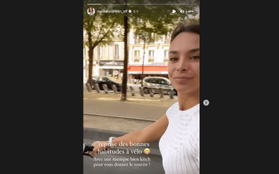 Paris: Marine Lorphelin vivement critiquée pour sa conduite à vélo, les internautes indignés !