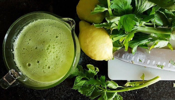 régime smoothie au chou frisé et au céleri