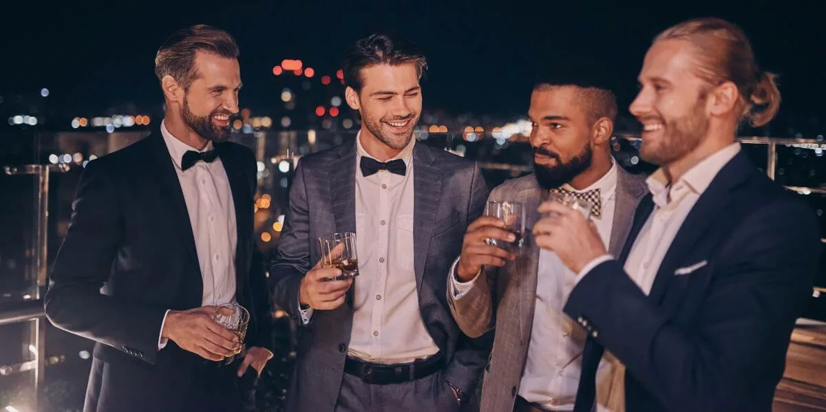 Black, Grey and Navy are the most popular men’s suits colours