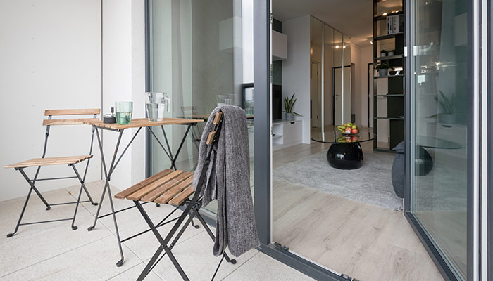 Table et chaises pliantes pour la terrasse