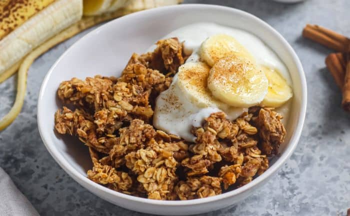 Comment faire un smoothie granola à la banane