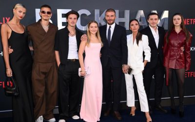 Les Beckham, la famille la plus glamour de l’avant-première Netflix dédiée à David Beckham, font sensation !