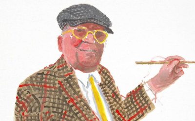 Découvre la réouverture de l’exposition “David Hockney: Drawing from Life” à la National Portrait Gallery de Londres !