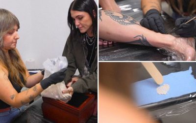 Découvrez l’artiste tatoueur qui transforme les cendres incinérées en souvenirs indélébiles