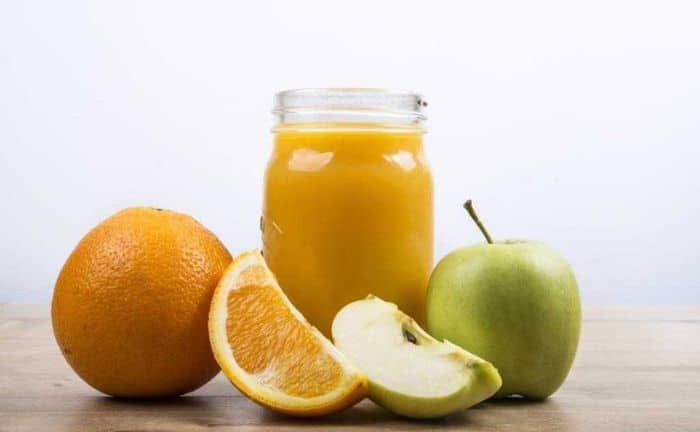 Smoothie pomme et orange