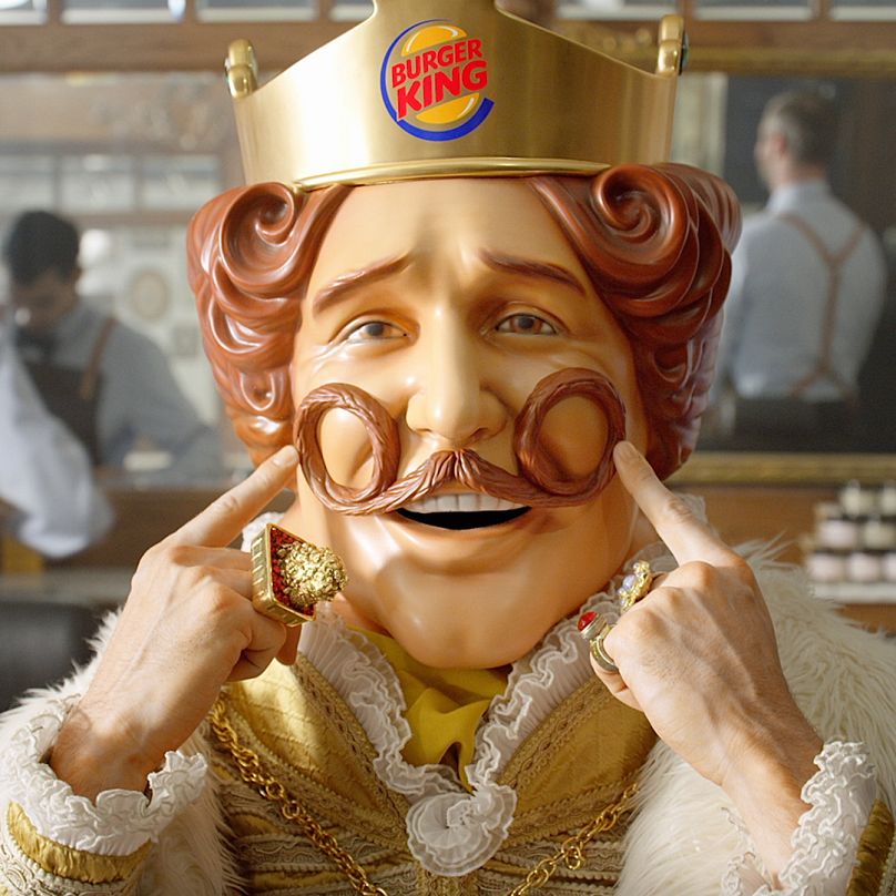 Même Burger King a eu un look Movember en 2017