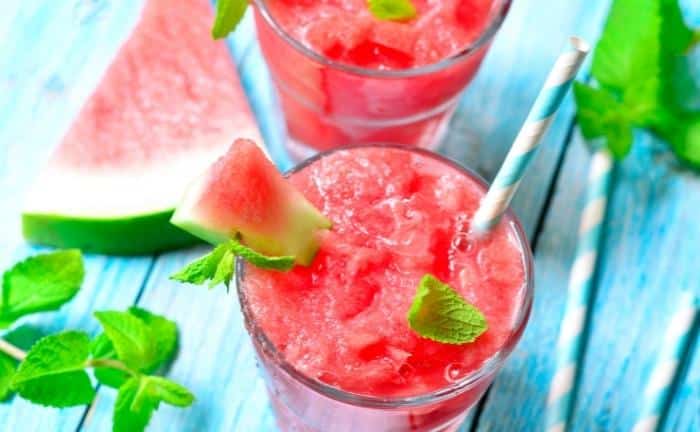 smoothie à la pastèque prêt