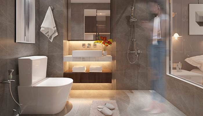 Salle de bain privée reliée à la chambre