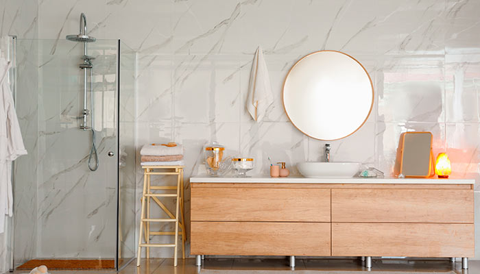 Salle de bain au décor nordique