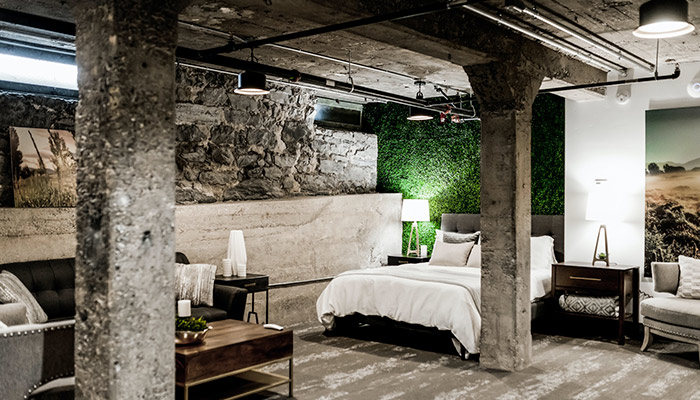 Sous-sol transformé en appartement