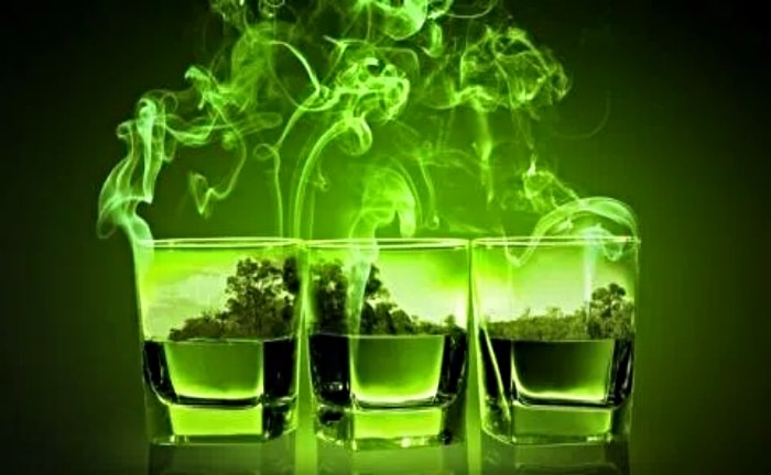 de vrais effets d'absinthe