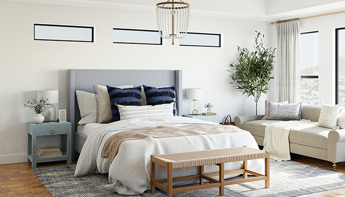 Un grand tapis dans la chambre