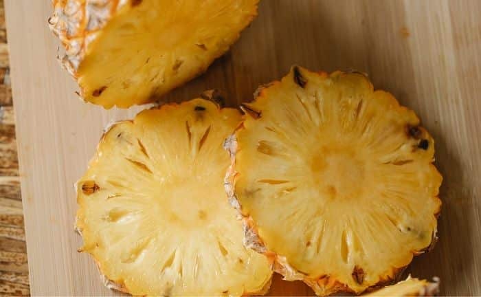 Morceaux d'ananas