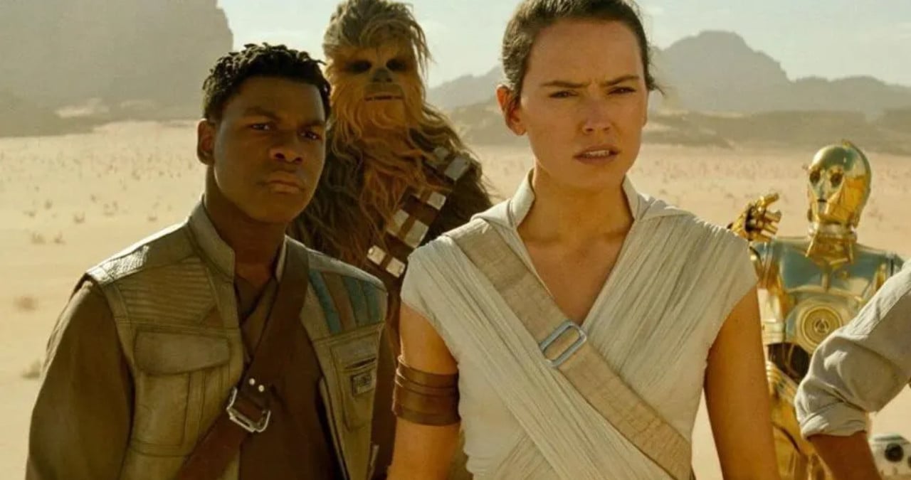 John Boyega Finn Daisy Ridley Rey Chewbacca BB-8 Return Star Wars