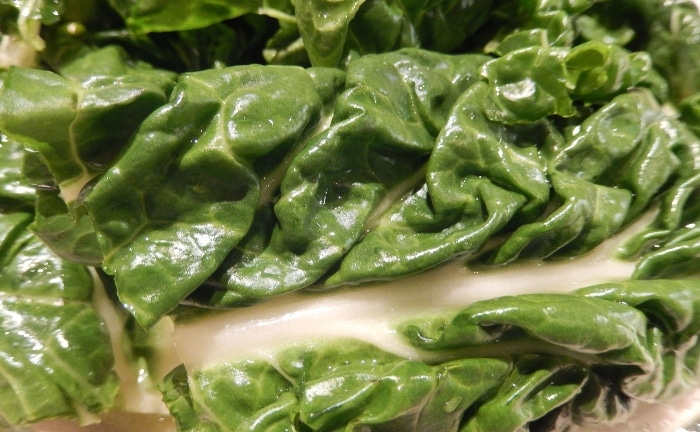blettes à la sauce au fromage