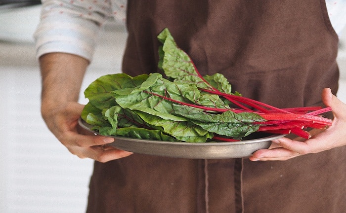 cuisson des blettes à la vapeur régime avantages santé nutrition minéraux fibres