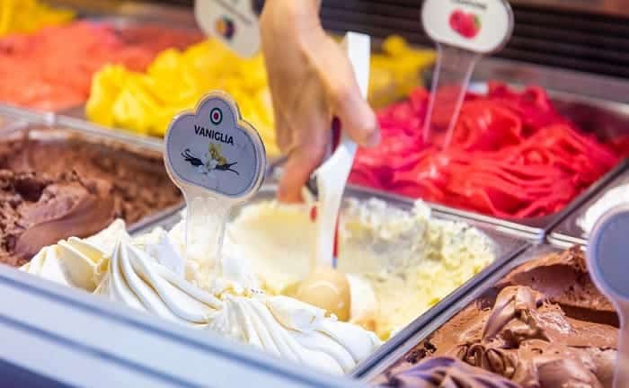 shake à la glace à la vanille