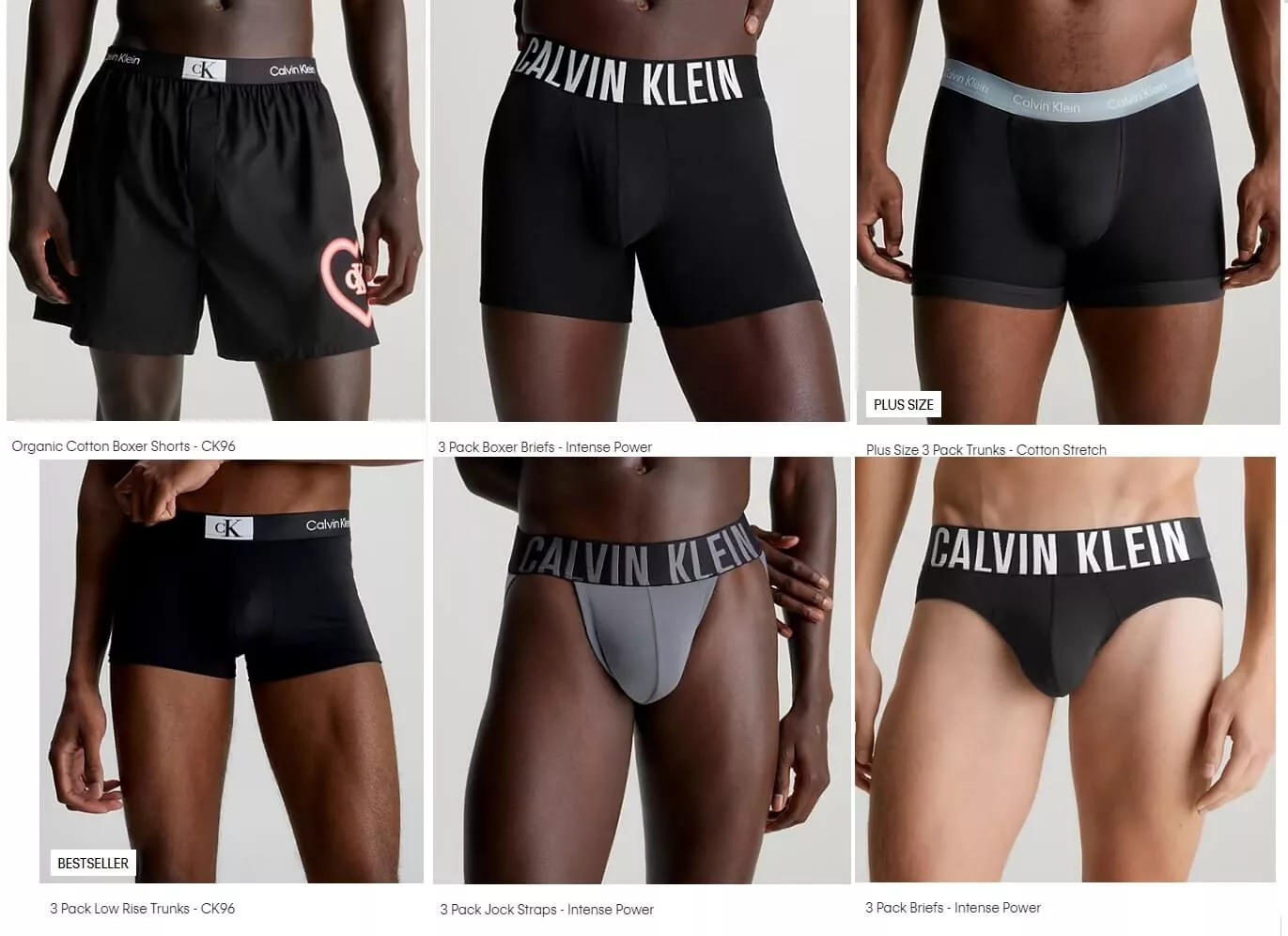 Mens Underwear Styles: Choosing the Right Fit for You 3 Calvin Klein mens underwear styles and types