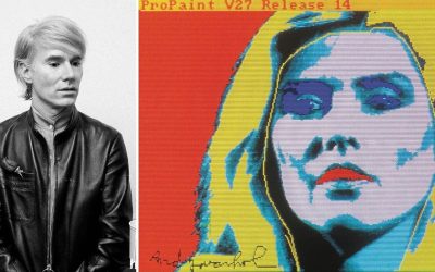 Découvrez l’incroyable portrait inédit d’Andy Warhol de Debbie Harry mis aux enchères privées !