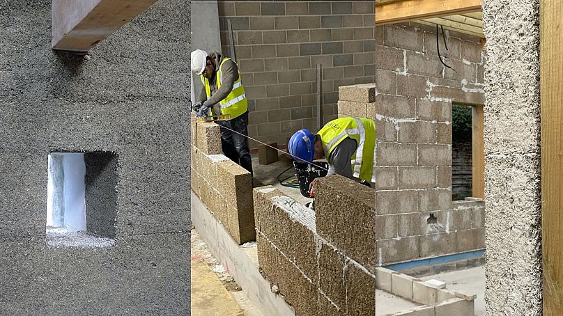 L’invention du bloc de béton de chanvre a permis d’utiliser ce matériau sans formation particulière.