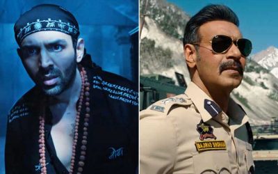Singham Again vs Bhool Bhulaiyaa 3 : Ajay Devgn en tête avec 81% d’attentes !