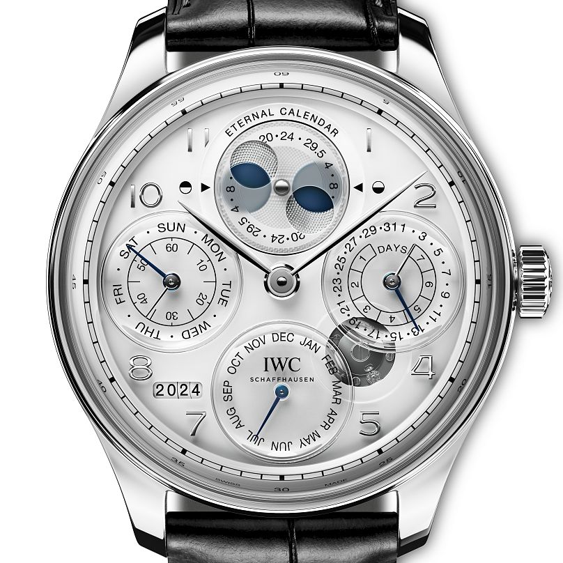 La Portugieser Eternal Calendar a été officiellement reconnue par Guinness World Records comme la montre bracelet à phase lunaire la plus précise.