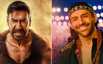 Singham Again vs Bhool Bhulaiyaa 3 : Kartik Aaryan surpasse Ajay Devgn !