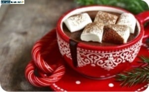 milkshake au chocolat chaud