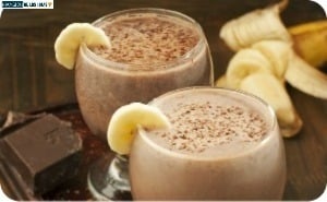 smoothie chocolat-banane-potassium