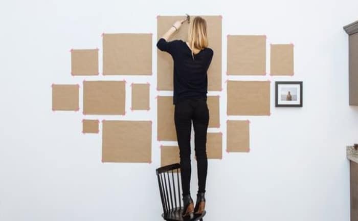 Tableau accroché à la bonne hauteur