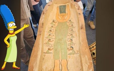 Une œuvre d’art de Marge Simpson dénichée dans une tombe égyptienne : le buzz incroyable !