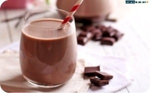 milkshake chocolat lait calcium