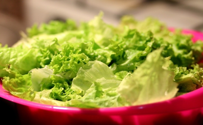 salade transformée en salade