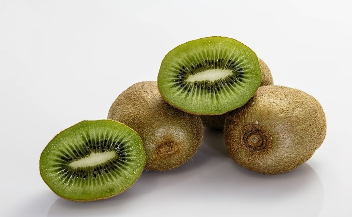 Kiwi coupé en tranches