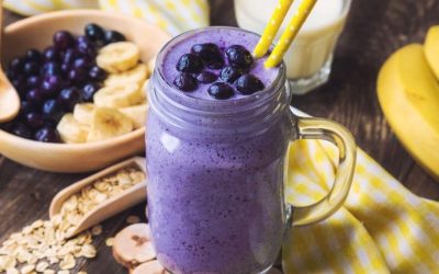 Boostez vos matinées : Découvrez ce smoothie irrésistible aux myrtilles et banane !